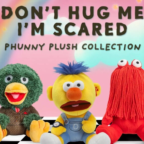 Kidrobot Don't Hug Me I'm Scared Plushies Set of 3 - Picture 1 of 5